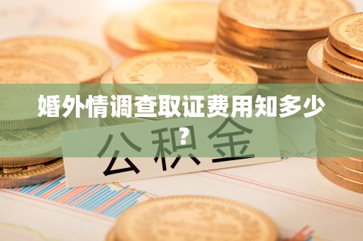 重庆婚外情调查取证费用知多少？