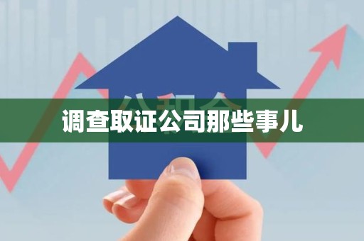重庆调查取证公司那些事儿