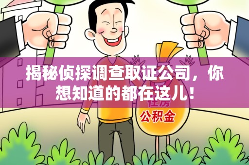 重庆揭秘侦探调查取证公司，你想知道的都在这儿！