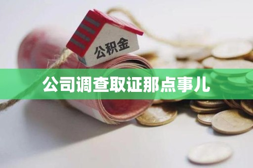 重庆公司调查取证那点事儿
