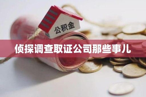 重庆侦探调查取证公司那些事儿